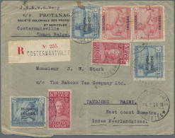 Oversea: 1930/1980 (ca.), Balance Of Apprx. 320 Covers/cards, Comprising E.g. Am - Altri & Non Classificati