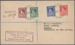 British Colonies: 1937, Coronation Issue, Assortment Of 41 Different Covers, Mai - Autres & Non Classés