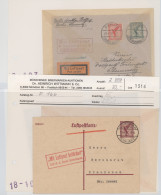 Air Mail - Germany: 1919/1937, Sammlung Mit Ca. 110 Meist Erstflugbelegen Mit ML - Poste Aérienne & Zeppelin