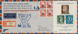 Air Mail - Germany: 1950/1972, DDR, Interessanter Posten Mit Ca. 350 Meist Erstf - Posta Aerea & Zeppelin