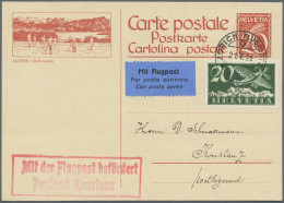 Airmail - Europe: 1924/1990 (ca): 6,700 First Flight Covers Switzerland. ÷ Ab 19 - Andere-Europa