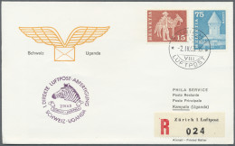 Airmail - Europe: 1950-1990: More Than 15,000 First Flight Covers Switzerland, S - Andere-Europa