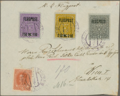 Air Mail: 1918/1970 (ca.), Collection Of 38 Covers/cards, Comprising E.g. Austri - Sonstige & Ohne Zuordnung