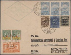 DO-X - Air Mail: 1931/1933, Posten Mit 35 Interessanten DO-X-Belegen, Schwerpunk - Poste Aérienne & Zeppelin