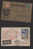 Zeppelin Mail - Germany: 1912/1940 (ca): Reichhaltige Sammlung Luft + Zeppelinpo - Airmail & Zeppelin