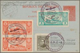 Zeppelin Mail - Germany: 1924/1939, Sauberer Posten Mit über 60 Zeppelinfahrten - Luft- Und Zeppelinpost
