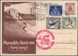 Zeppelin Mail - Germany: 1936/1939, Saubere Sammlung Von 38 Zeppelinbelegen, Dab - Luft- Und Zeppelinpost