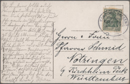 Bodensee Lake Mail: 1898/1917, Partie Von Vier Karten, Dabei Ovalstempel, Ra1 "S - Altri & Non Classificati