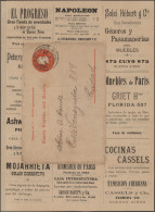 Thematics: Advertising Postal Stationery: 1870/1960 Ca., Interesting Collection - Other