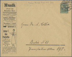 Thematics: Advertising Postal Stationery: 1900/1914 Ca., Dt.Reich Germania, Reic - Altri