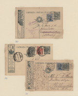 Thematics: Advertising Postal Stationery: 1920/1950 Ca., Italy: Interesting Coll - Altri