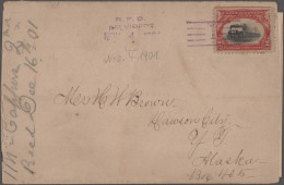 Thematics: Arctic: 1901/1915, Alaska/Yukon Winter Mail, Group Of Five Covers, Be - Autres