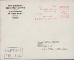 Thematics:  Europe: 1958/1989, COUNCIL OF EUROPE In Strasbourg And Related, Extr - Europese Gedachte