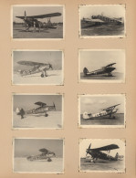 Thematics: Airplanes, Aviation: 1920er/30er Jahre: 2 Große Fotoalben Eines Pilot - Avions