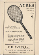 Thematics: Sport-tennis: 1900/2010 (ca.), Assortment Of Apprx. 80 Entires With R - Tennis
