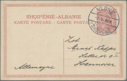 Albania - Postal Stationery: 1913, Postal Cards "Skanderberg", Lot Of Eight Card - Albanien