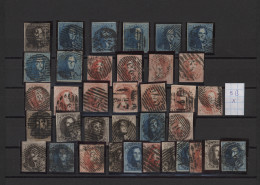 Belgium: 1849/1986 Ca., Sammlung Belgien In 4 Alben. Gesehen Wurden Auch Block 1 - Collections