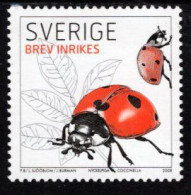Sweden - 2008 - Insects - Ladybird - Mint Stamp (from Minisheet) - Unused Stamps