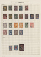 Bulgaria: 1879/1896, Mint And Used Collection On Album Pages, From 1879 5c. To 1 - Gebraucht