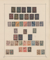 Bulgaria: 1879/1915, Used Collection On Album Pages, Varied Condition, Comprisin - Oblitérés