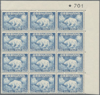 Greenland: 1938/1946 'King Christian & Icebear' Complete Set Of Nine Incl. 1946 - Lettres & Documents