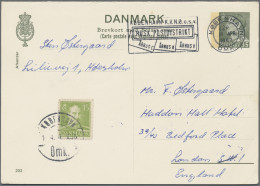 Denmark - Postal Stationery: 1880/1975 (ca.), Lot Of 41 Used Stationeries Incl. - Postwaardestukken