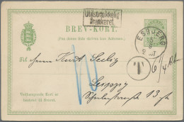 Denmark - Postal Stationery: 1883/1984, Lot Of 40 Used Stationeries Incl. Unseve - Interi Postali