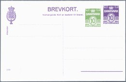 Denmark - Postal Stationery: 1885/1965 (ca.), Reply Cards (Double Cards), Collec - Interi Postali