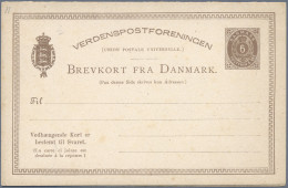 Denmark - Postal Stationery: 1885/1965 (ca.), Reply Cards (Double Cards), Collec - Postal Stationery