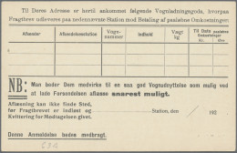 Denmark - Postal Stationery: 1920/1976 (ca.), Postal Cards Of National Railway, - Interi Postali
