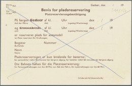 Denmark - Postal Stationery: 1920/1980 (ca.), Postal Cards Of National Railway, - Entiers Postaux