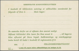 Denmark - Postal Stationery: 1929/1964, Postal Cards Of Copenhagen Library, Coll - Postal Stationery