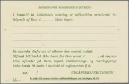 Denmark - Postal Stationery: 1931/1964, Postal Cards Of Copenhagen Library, Coll - Interi Postali