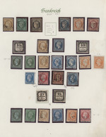 France: 1849/1978, Fine Used Collection In Three Binders, Well Arranged On Album - Collezioni