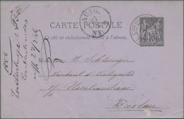 France: 1886/1942, France+Monaco, Lot Of 15 Covers/cards, Used Stationeries, Air - Collections