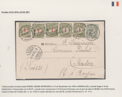 France: 1900/1938 Ca.: Collection Of 38 Covers, Postcards And Postal Stationery - Verzamelingen