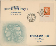 France: 1904/1949 Group Of 12 Covers And Postcards, With Two Insuff. Franked Cov - Sammlungen