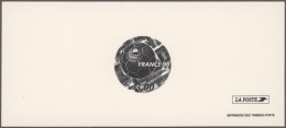 France: 1990/2000: Collection Of 348 Engravings Of French Postal Stamps, Housed - Collezioni