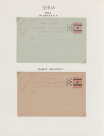 French Post Offices In The Levant: 1921/1938, French Levant Areas, Petty Collect - Other & Unclassified