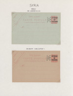 French Post Offices In The Levant: 1921/1938, French Levant Areas, Petty Collect - Autres & Non Classés