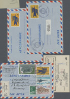 France - Postal Stationery: 1970/2000 (ca.), Collection Of 96 Used/unused Air Le - Sonstige & Ohne Zuordnung