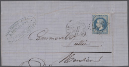 France - Post Marks: 1868/1871 (ca.), Much More Than 5000 Pieces Of Letters (inc - 1877-1920: Semi Modern Period