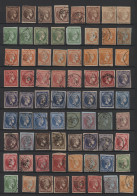 Greece: 1865/1880 (ca.), Large Hermes Heads, Used Assortment Of 72 Stamps, Showi - Used Stamps