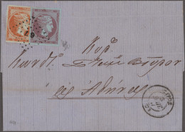 Greece: 1866/1888 Collection Of 26 Covers/folded Letters, All Franked By Stamps - Briefe U. Dokumente