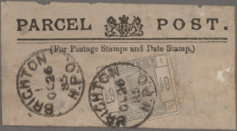 Great Britain: 1835/1890's: 40 Covers, Postcards And A Parcel Label All Franked - Other & Unclassified