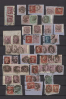 Great Britain: 1856/1910 (ca.), A Nice Used Selection Of QV Stamps Incl. Better - Used Stamps