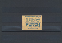 Great Britain - Stamp Booklets: 1929, Complete 2/- Stamp Booklet UPU, SG BB13 (1 - Markenheftchen