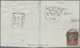 Great Britain - Post Marks: 1840/1844 Ca., Distinctive MALTESE CROSSES, Selectio - Poststempel