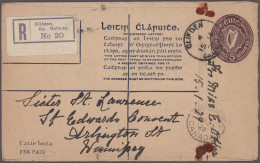 Ireland - Postal Stationery: 1926/1946, Lot Of Five Used Registered Envelopes, 5 - Entiers Postaux