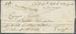 Italy -  Pre Adhesives  / Stampless Covers: 1780/1880 (ca.), Balance Of Apprx. 1 - 1. ...-1850 Prephilately